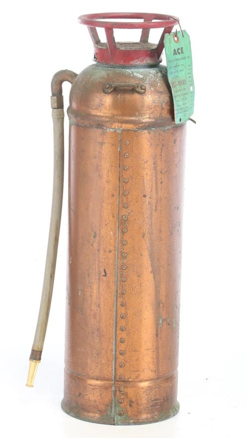 超希少日本製NIRVANA Fire Extinguisher Laura002 MRI Non-Magnetic ABC Dry Chemical Stored Pressure Fire