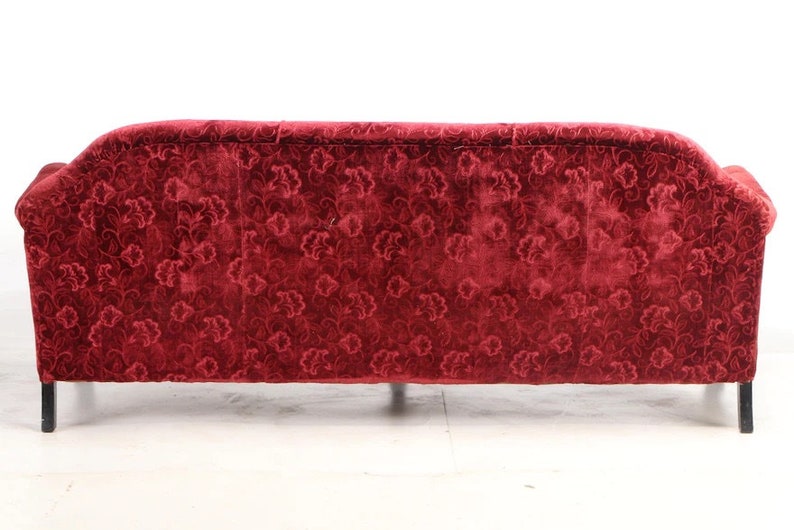 3piece Art Deco Sofa, Club Chair & Rocker Set in Devoré Velveteen, 1930 Etsy