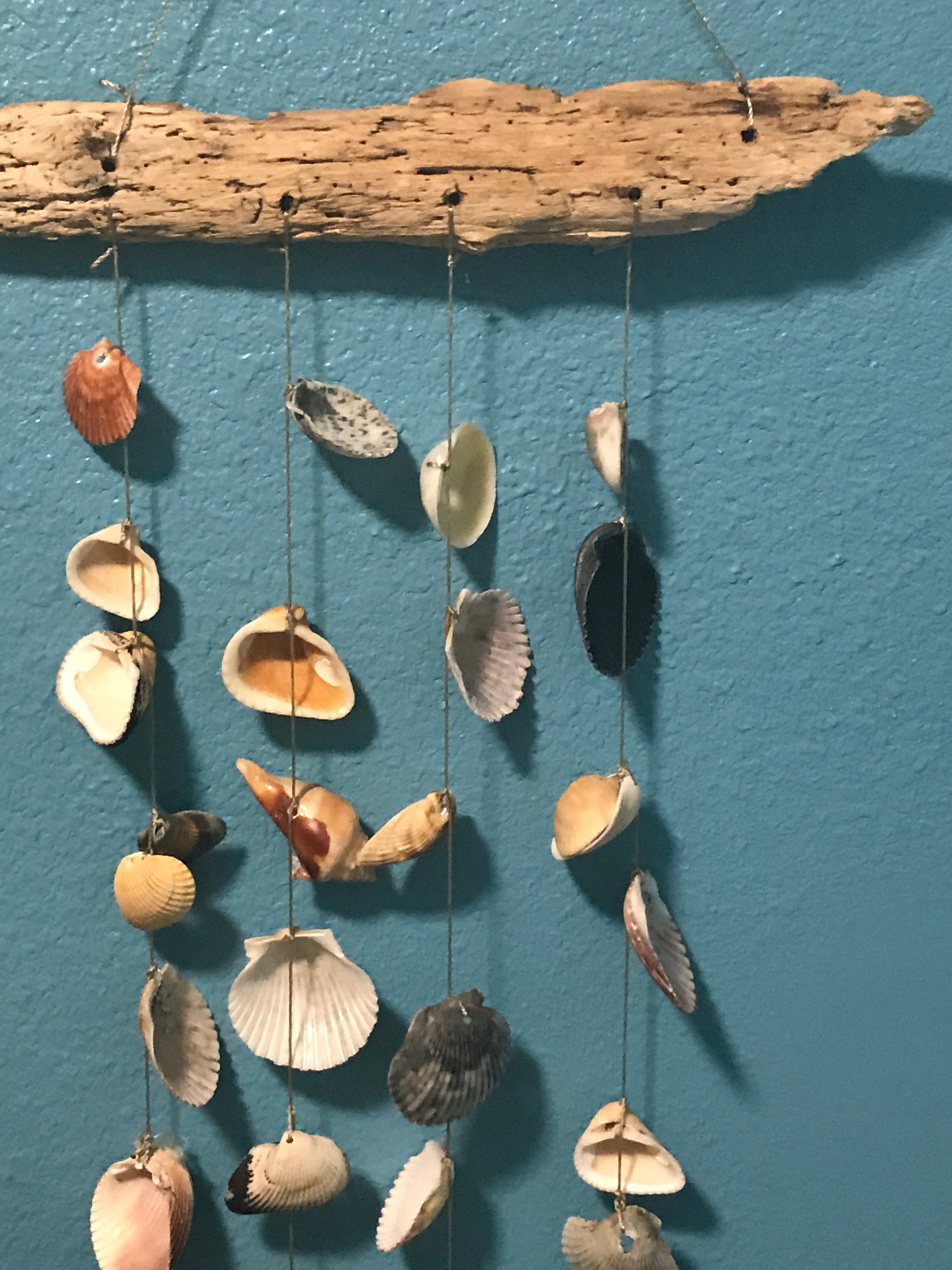 Driftwood wall hanger or windchime Etsy