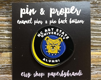 NC A&T SU Alumni  Acrylic Lapel Pin