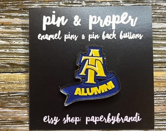 A&T Alumni Acrylic Lapel Pin