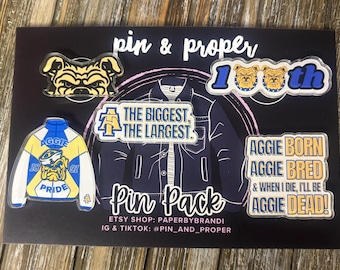 100th Aggie Homecoming Pin Pack