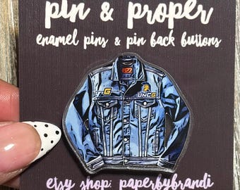 UNCG  Jean Jacket Acrylic Lapel Pin