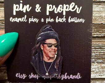 Wicks Jay Acrylic lapel Pin