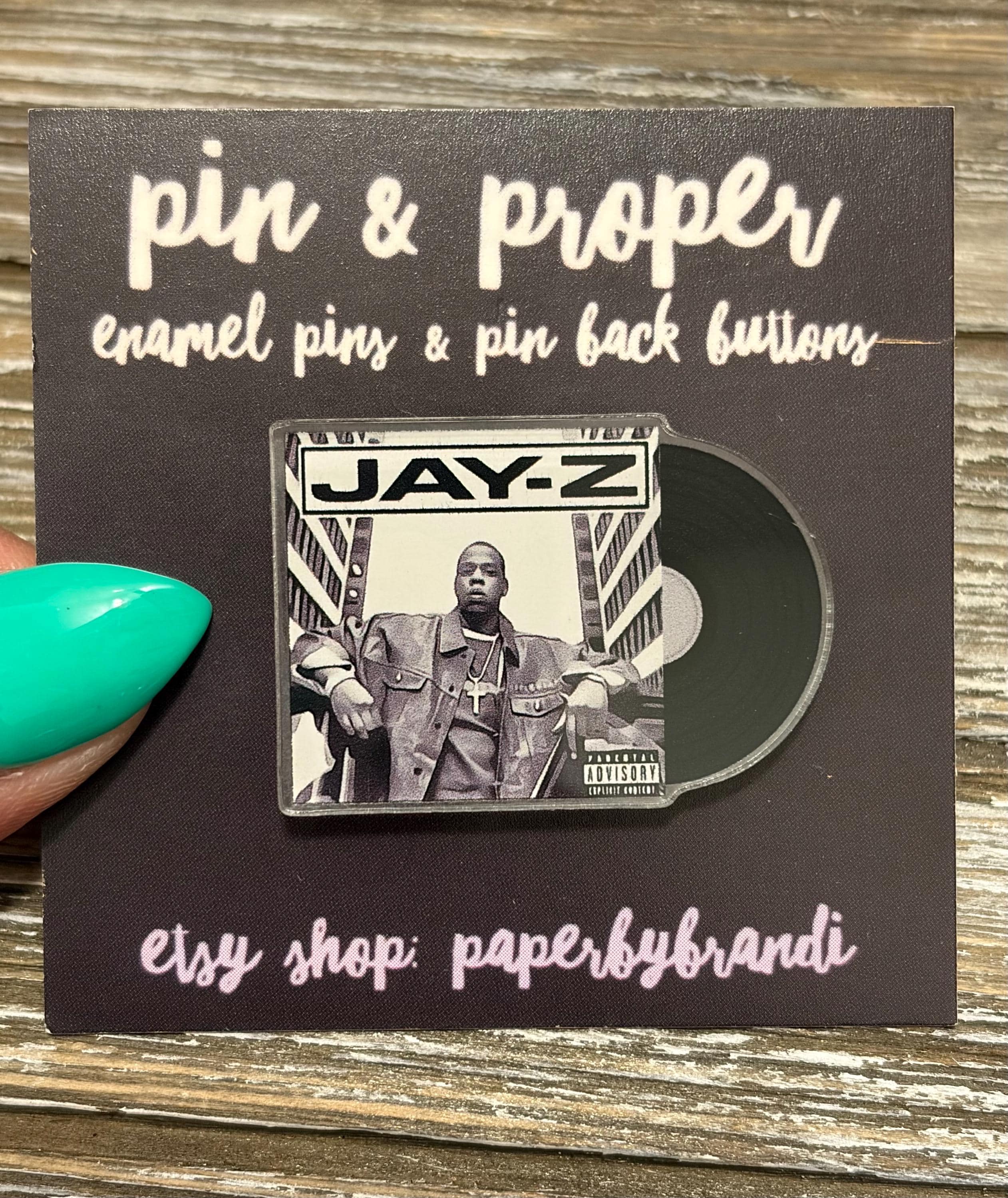 Vinyl Record Badge - Etsy