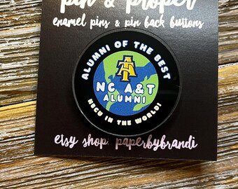 Alumni of the Best HBCU Acrylic Lapel Pin