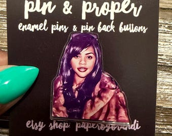 Young Kimberly Jones Acrylic lapel Pin