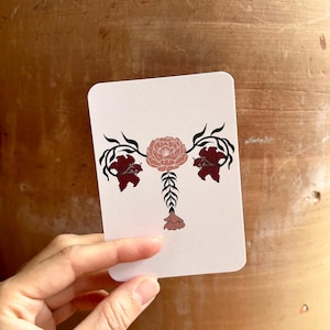 Undated Period Tracker // Woman&#39;s Period Calendar // Gift for Her