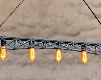 Industrial light fixture - Metal ceiling lights - Bridge frame style