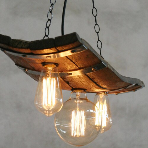 Rustic Ceiling Lights Wine Barrel Pendant Light Wine Room - Etsy