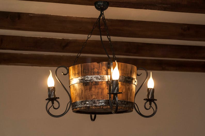 Wine Barrel Chandelier Rustic Ceiling Light - Wine Barrel Chandelier Knock Off Wine Barrel Chandelier Rustic Ceiling Light - Wine Barrel Chandelier Knock Off