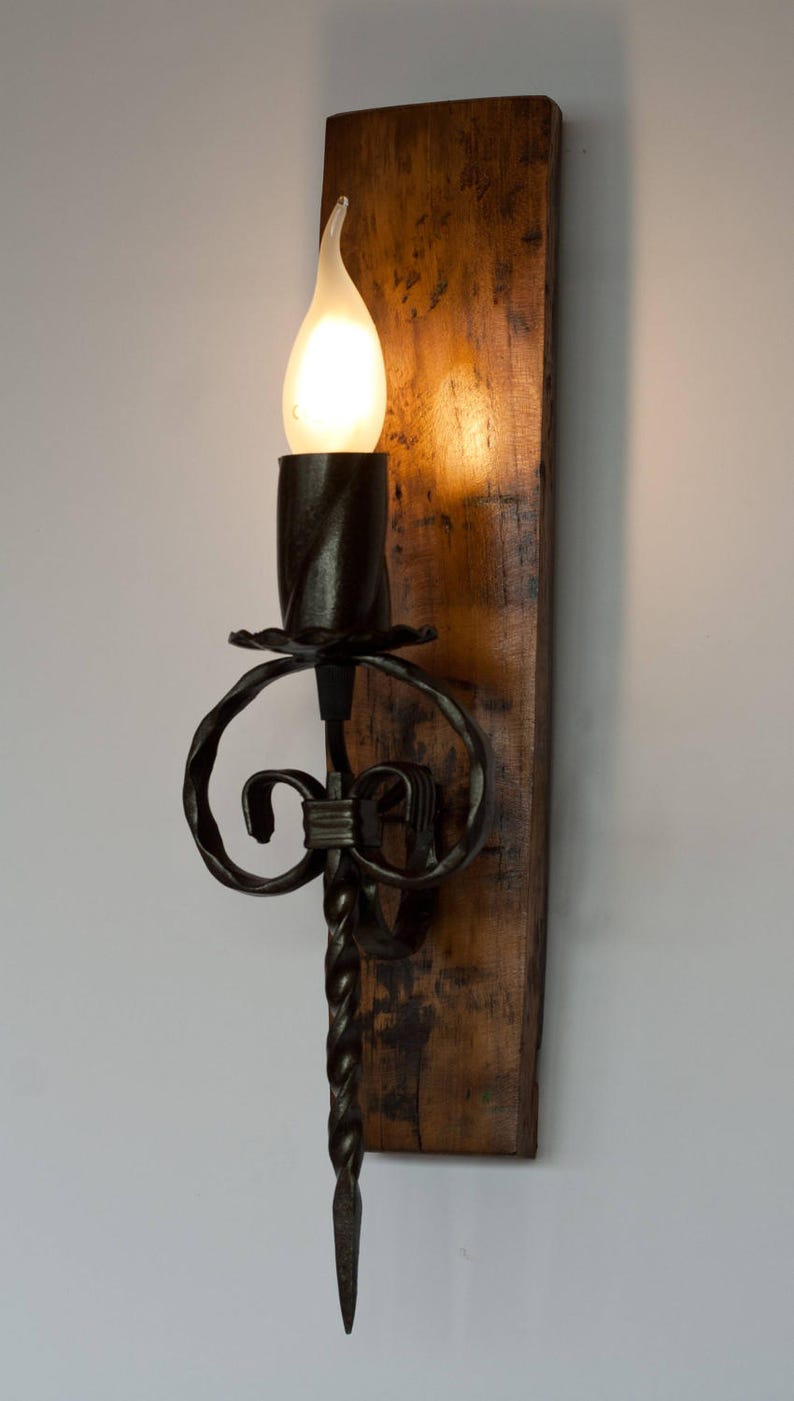 Décoration Ferme Bois Appliques Murales Jomewory Pour Bougies - Style Ferme Rustique En Bois Bougeoirs Bois Rustique - 12