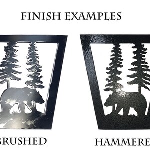 Wildlife pendant light. Five lights fixture. Cabin lights. Wolves image 6