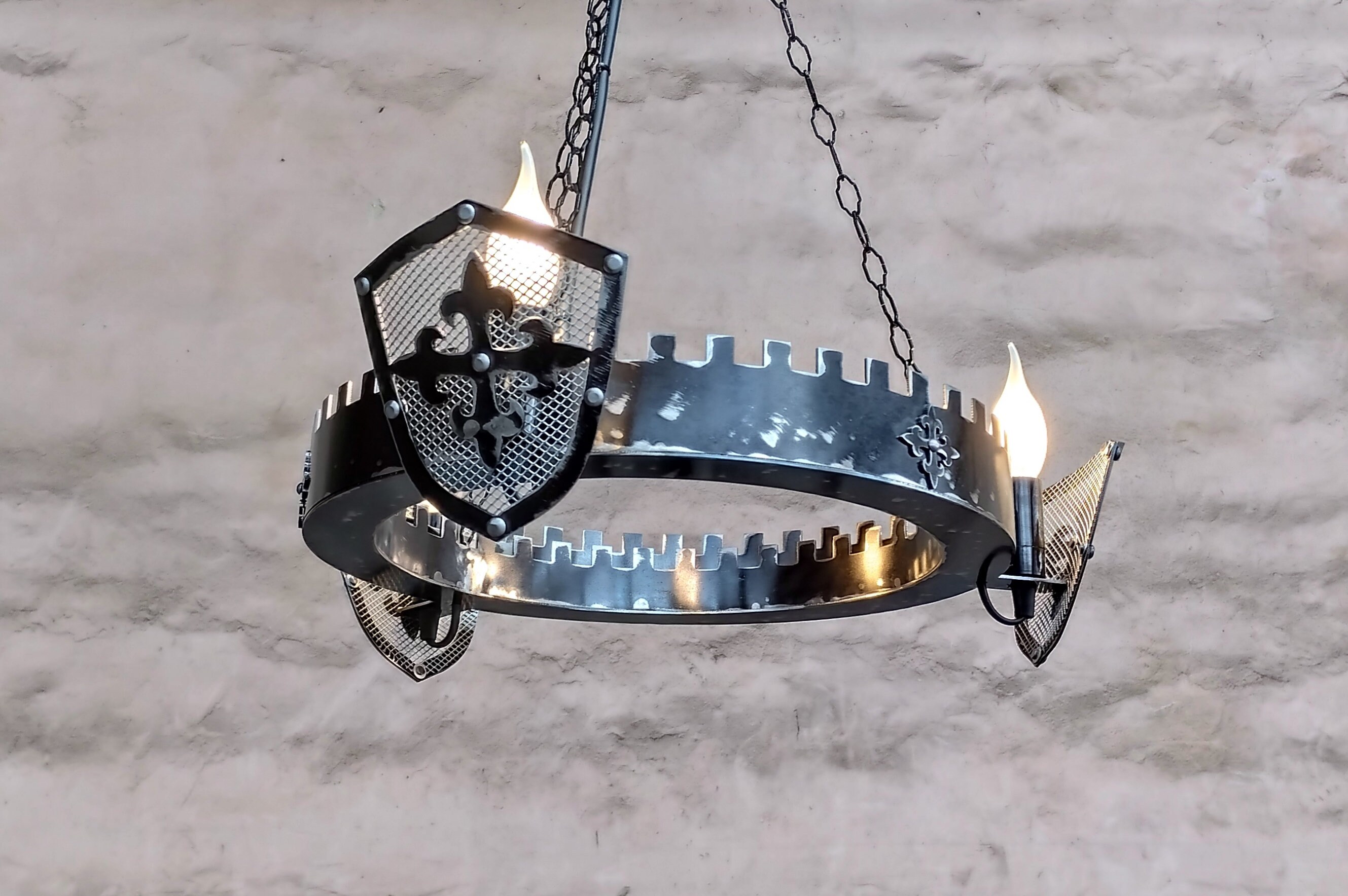 Chandelier Lighting - Ancient Medieval Style Iron Chandelier Chandelier Lighting - Ancient Medieval Style Iron Chandelier