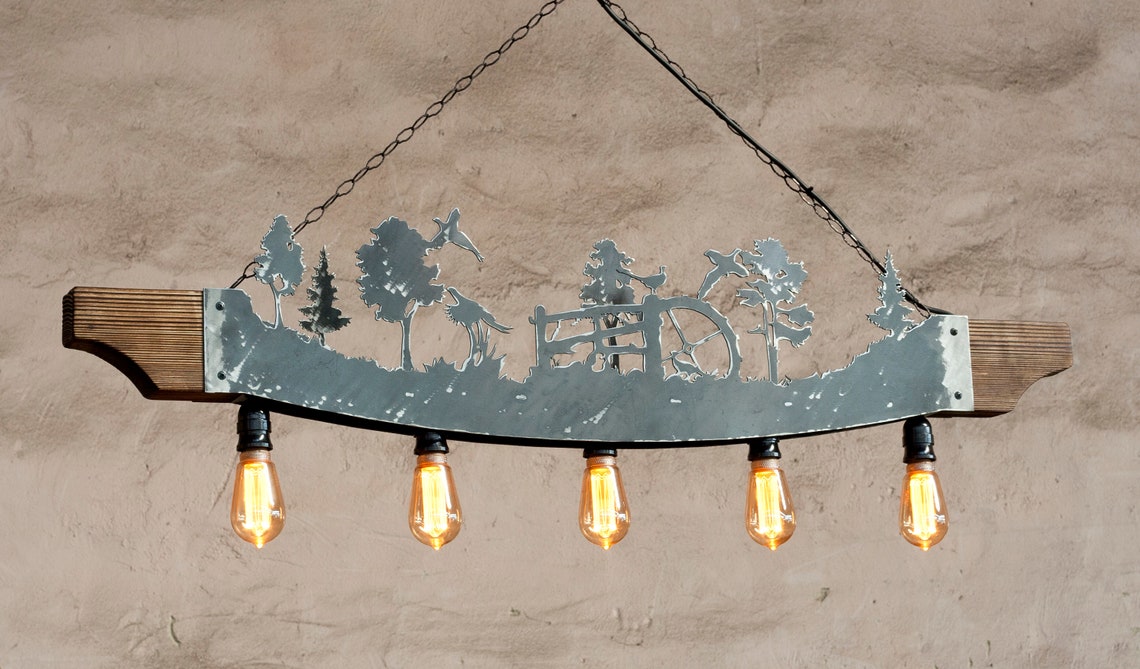 Rustic Chandelier Cabin Chandelier Rustic Ceiling Lights | Etsy