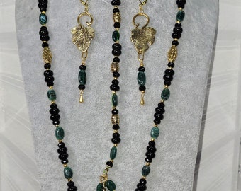 Black Onyx & Green Adventerine