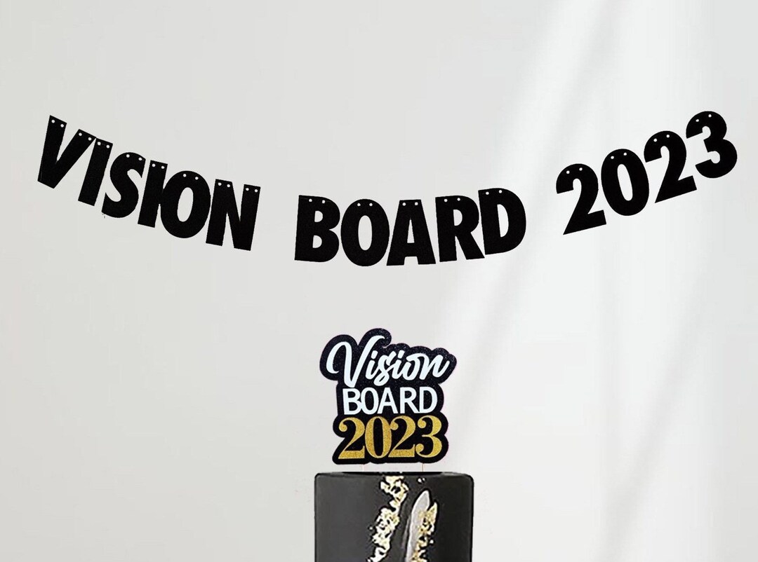 Vision Board Banner Perfect For Vision Board Parties 2023 Etsy
