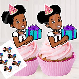 Gracie's Corner Cupcake Topper Digital File (PDF, PNG & Image PNG)
