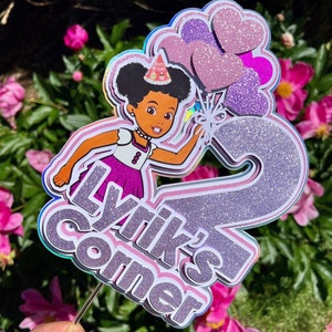 Personalized Gracie’s Corner Cake Topper Perfect for Gracie’s Corner themed birthday parties