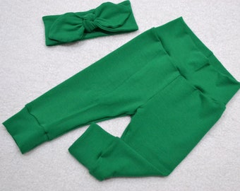 lime green baby pants