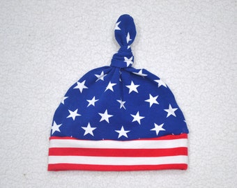 4th of july baby hats