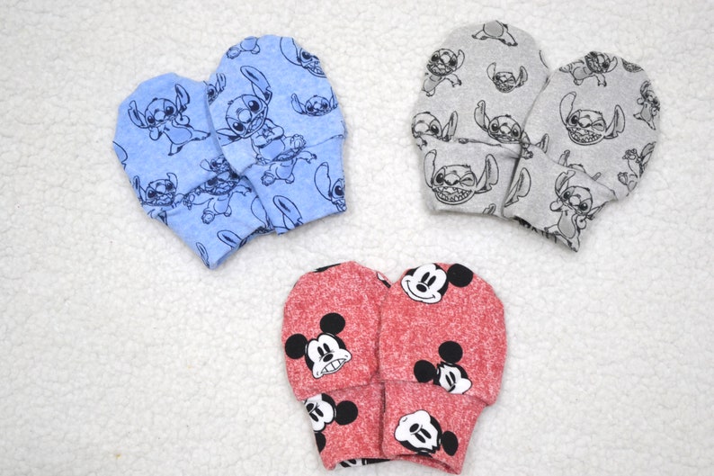 Baby Boy Mittens Disney Mittens No Scratch Mittens Boy Etsy