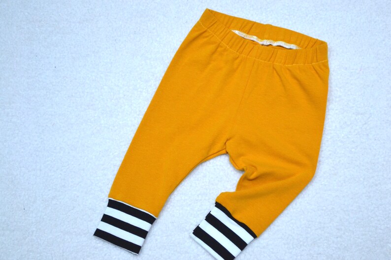 Fall Baby Unisex Leggings Mustard/Yellow Baby Leggings Baby Etsy