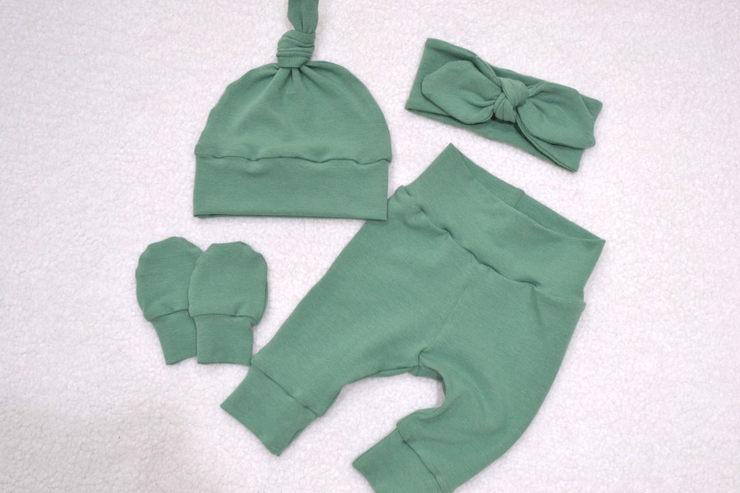 Sage Green Baby Boy/girl Outfit Newborn Outfit Take Home Etsy