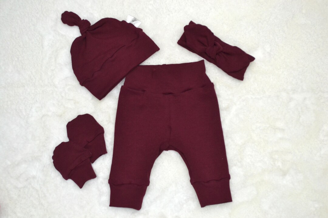 Baby Boy/girl Outfit Burgundy Red Outfit baby Unisex - Etsy