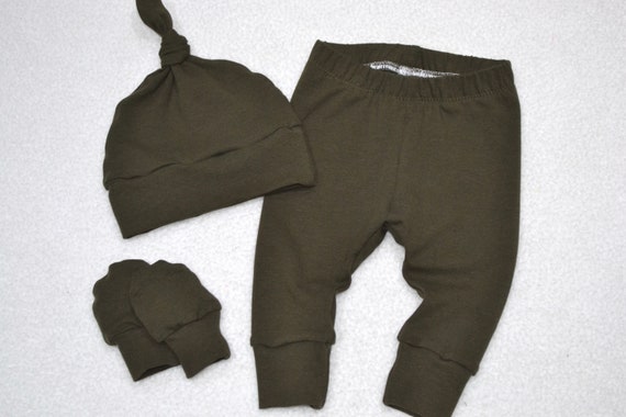 baby boy olive green outfit
