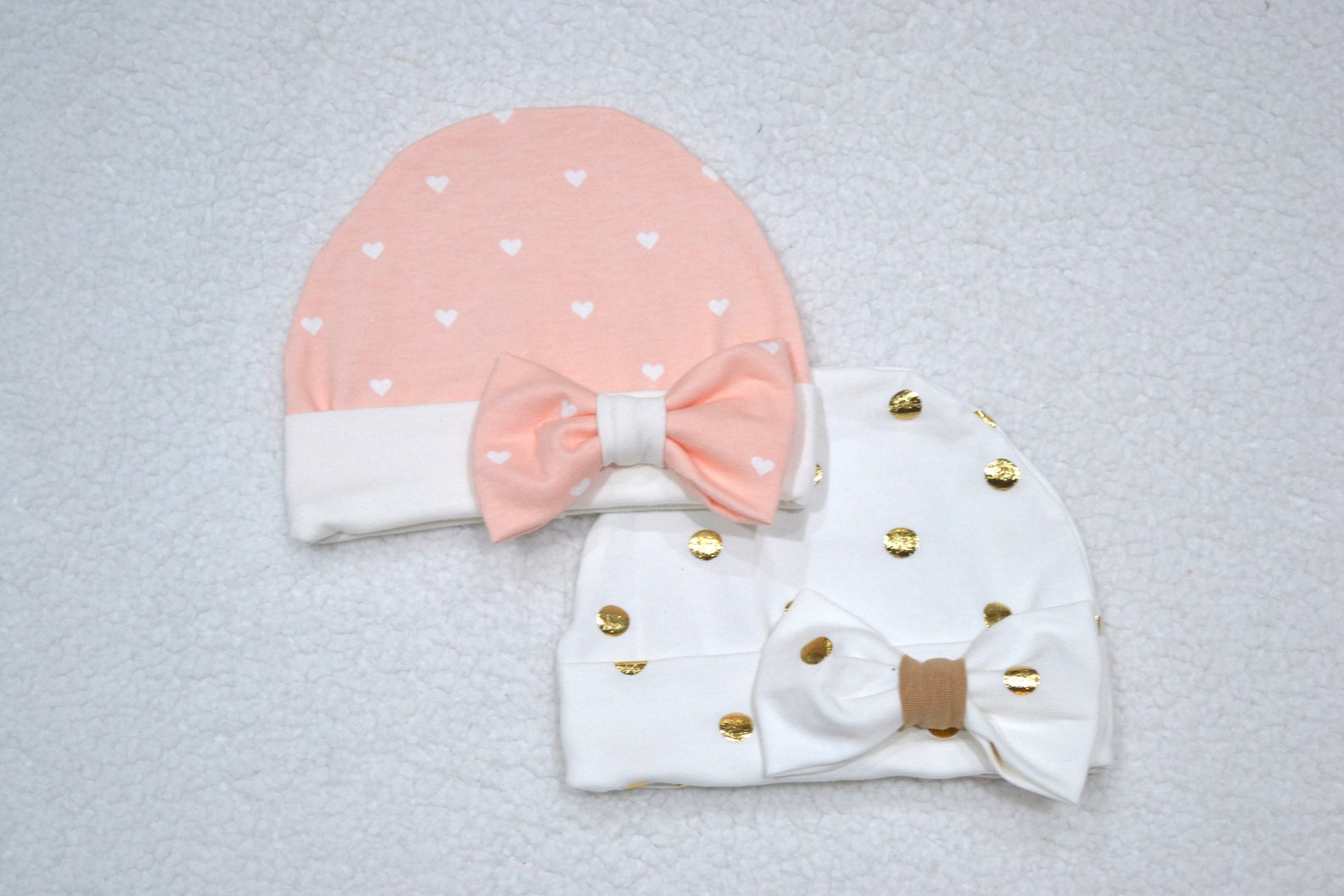 Baby Girl Bow Hats Baby Band Beanie Hats Newborn Bow Hats Etsy