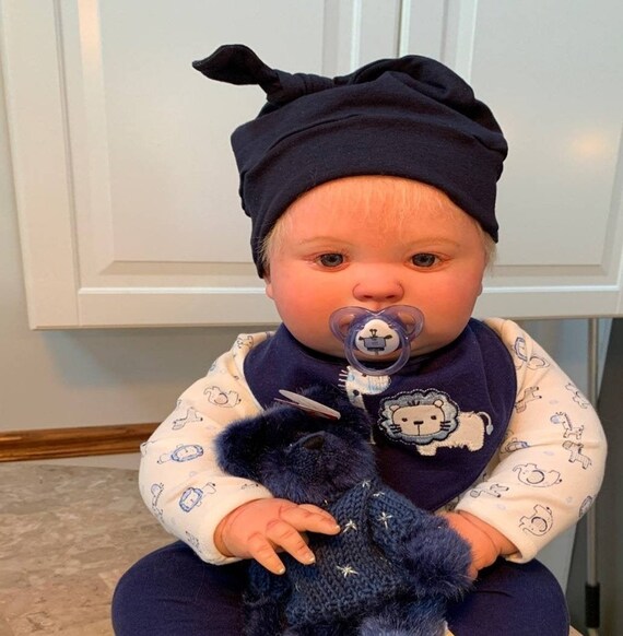 navy blue newborn hat