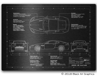 Aston Martin Luxury Super Race Car Art Silk Wall Poster 38"x24"  005 