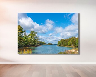 Large Metal Print, Coastal Maine Wall Art, Nature Photography