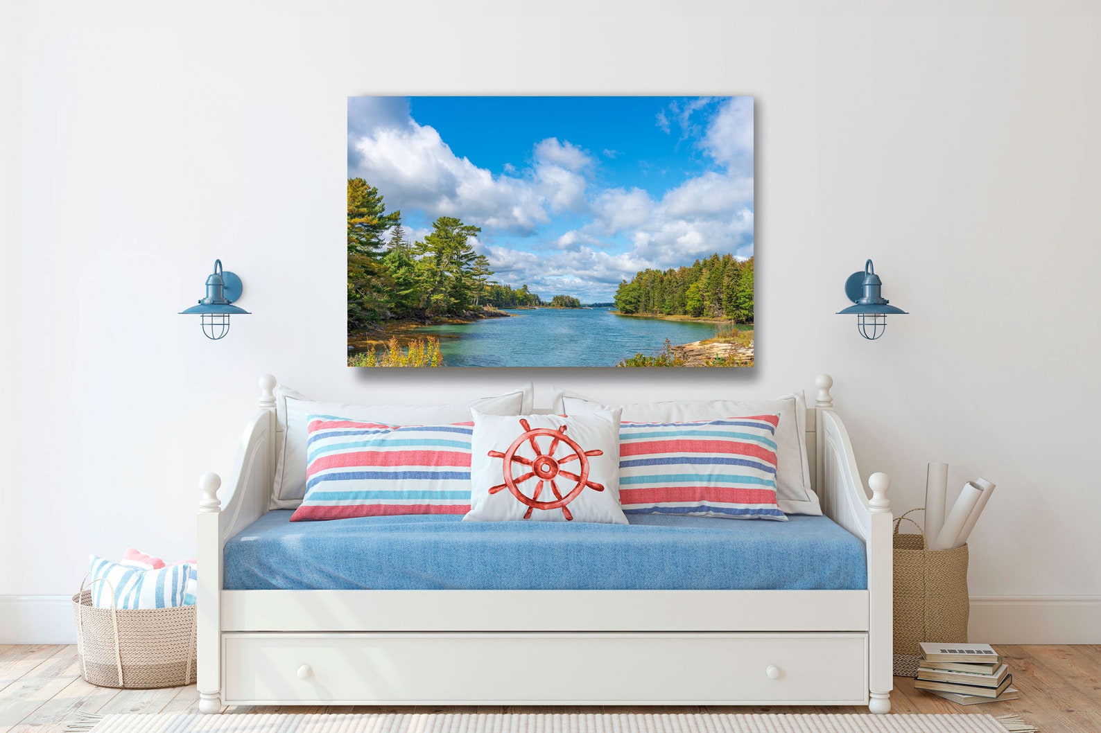Large Metal Print Coastal Maine Wall Art Nature Photography Etsy