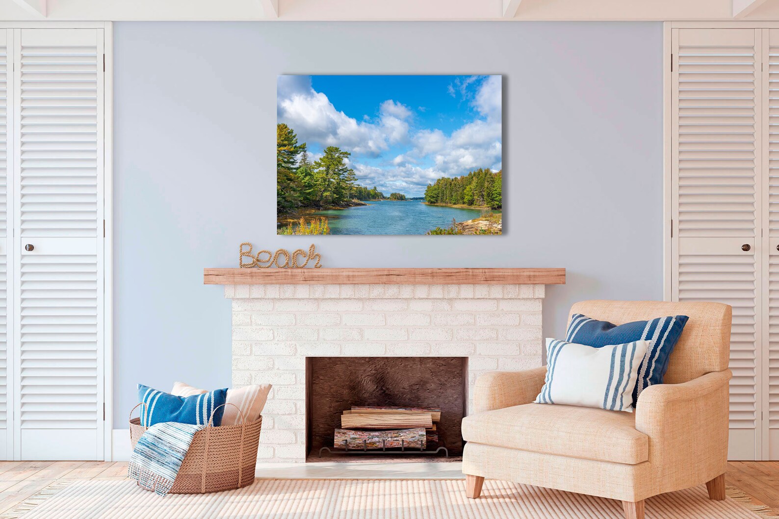 Large Metal Print Coastal Maine Wall Art Nature Photography Etsy