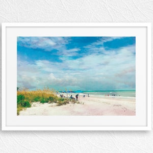 Sanibel Island Beach Wall Art, Sanibel Coastal Wall Art, Beach House Wall Decor, Unframed, Unmatted