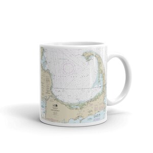 Cape Cod Bay Nautical Coffee Mug, Nautical gift for him, Gift for her