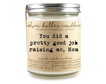 8oz Candle Mom Gift, Gifts for Mom, Mom Birthday, Scented Candle, Mothers' Day, Gift for her, Mom Birthday Gift, Mom Birthday Gift, Mom gift