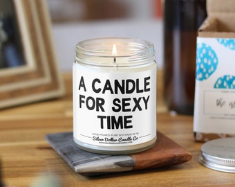 Sexy Time Candle, When This Candle Is Lit, Romantic Candle, Gag Gift, Boyfriend Gift, Valentines Day