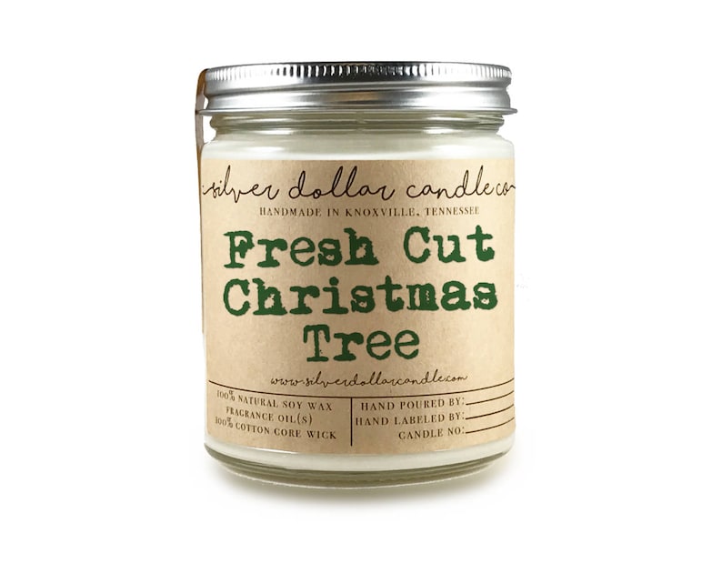 Fresh Cut Christmas Tree  Holiday Scented Candle Christmas