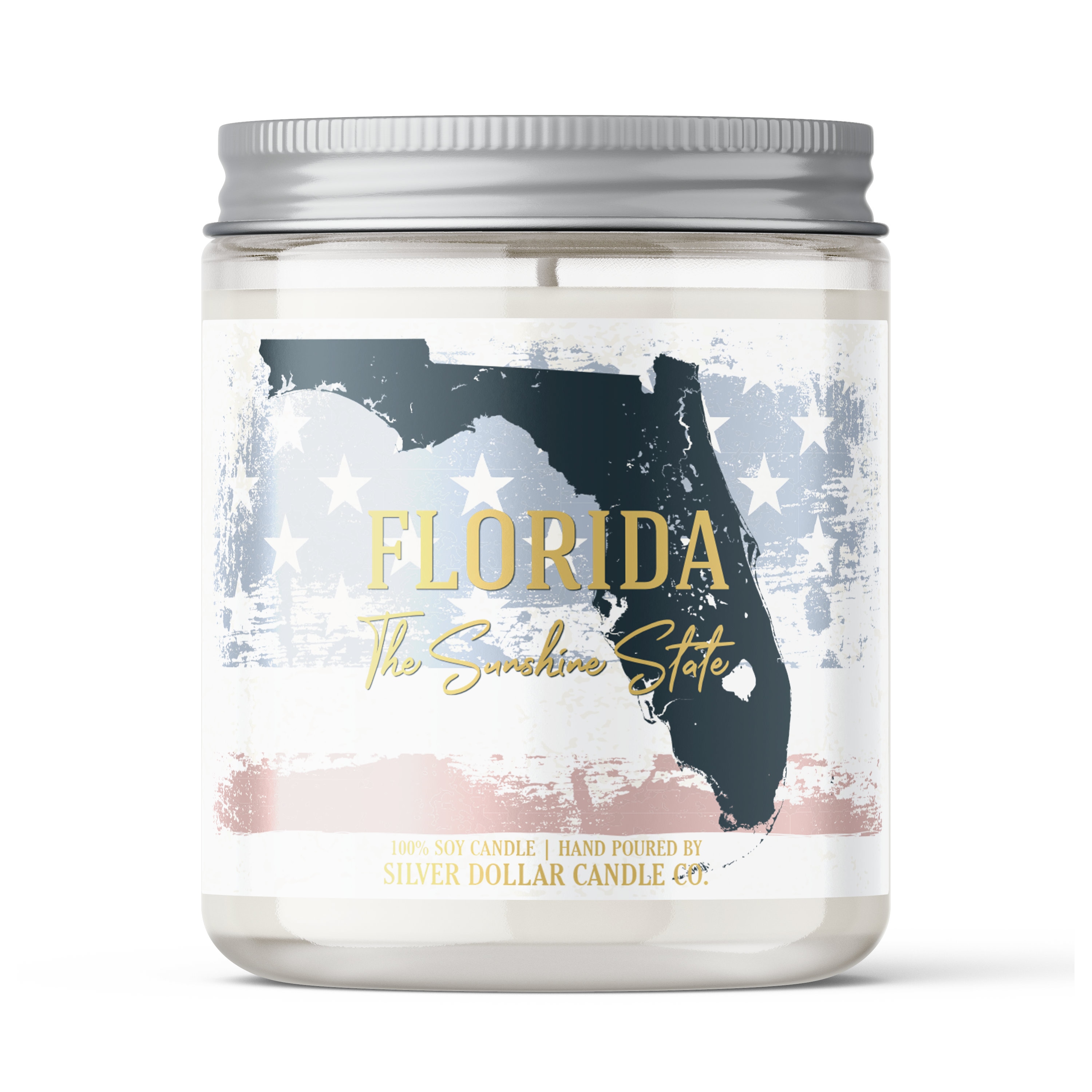 Florida State Candle Choose Any Scent Personalized Lid Etsy UK
