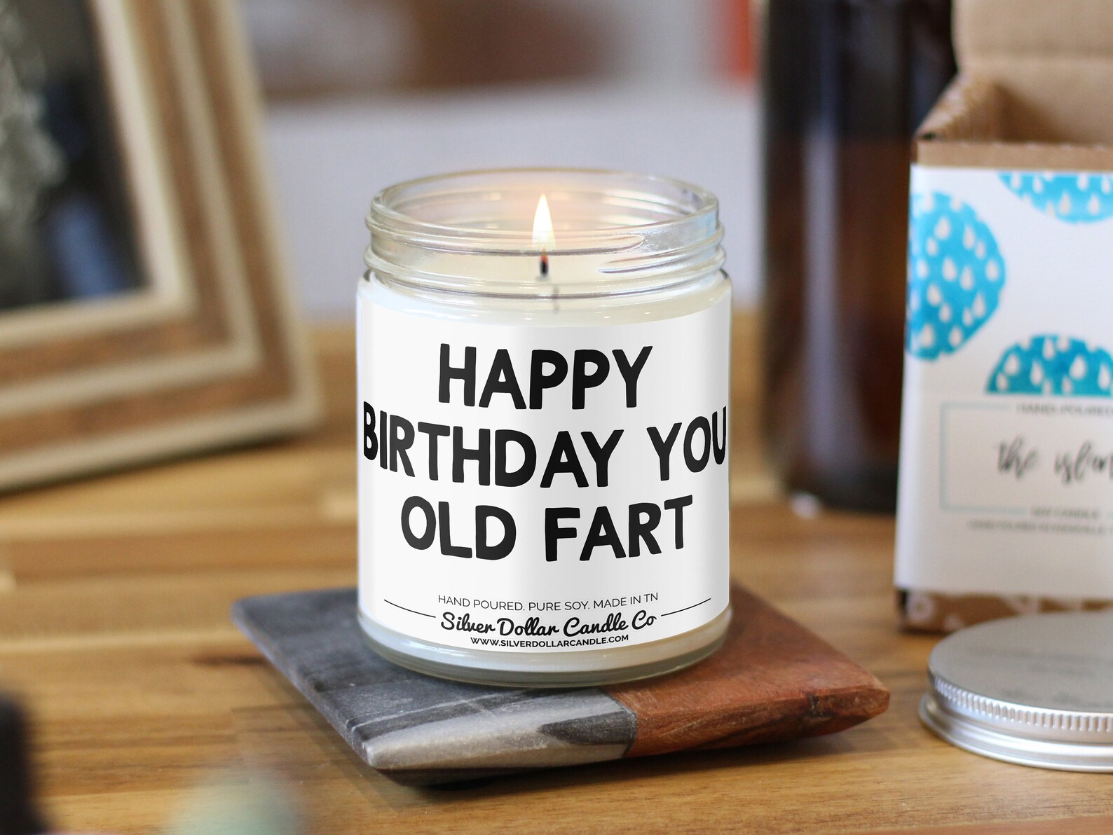 Funny Birthday Candle Scented Soy Candle Goofy Birthday Etsy