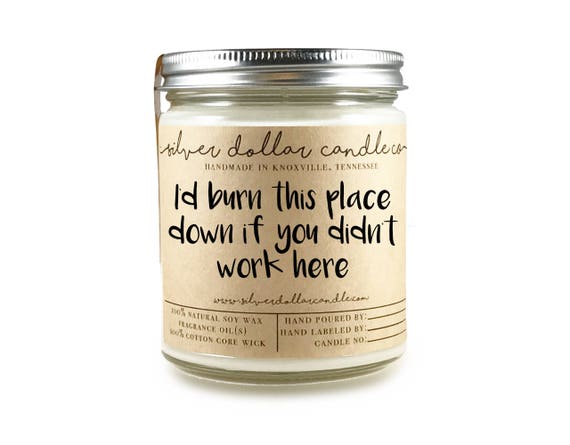 co worker candle gift