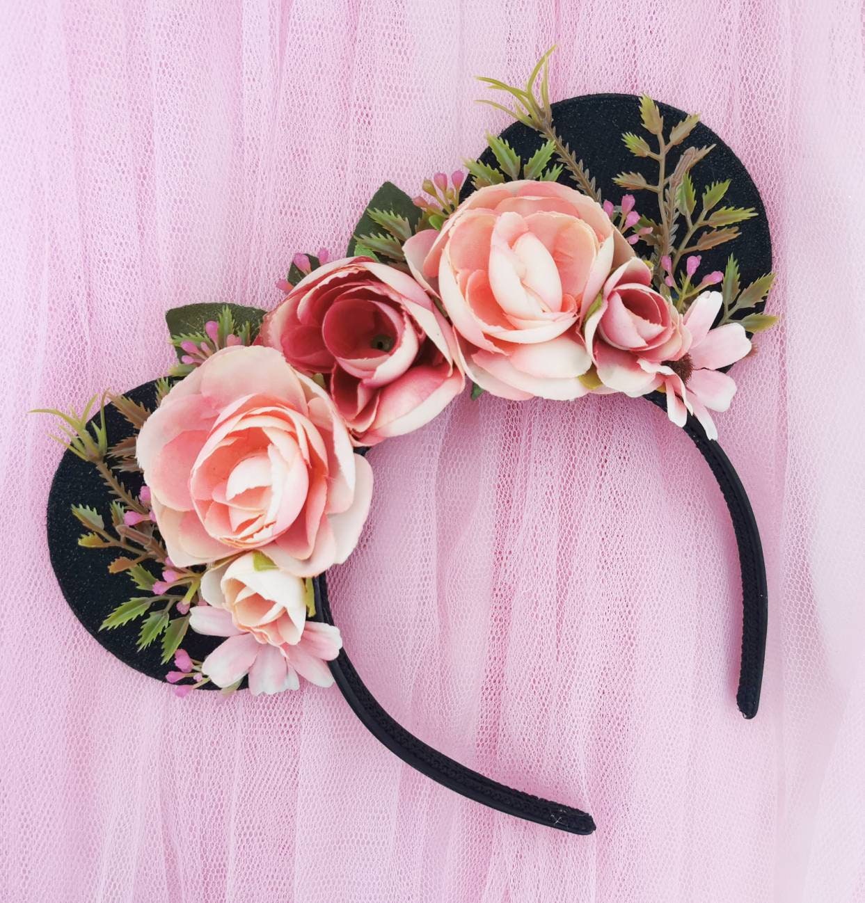 ?️??Flower Crown Minnie Ears New Floral Minnie Ear Headband Blooms at Disney Springs  main image 4