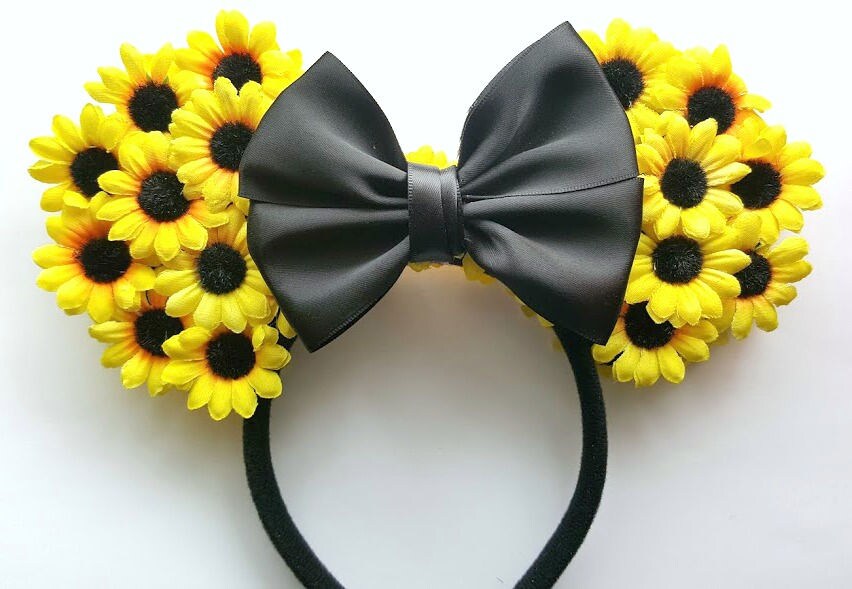 Sunflower Minnie Mouse Ears - Daisy Ears - Festival  display picture 1