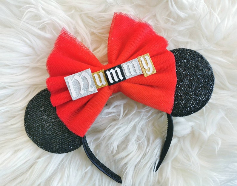 Custom Name Bow Personalised Minnie Mouse Ears Minnie Mouse Ears by LubyandLola image 9