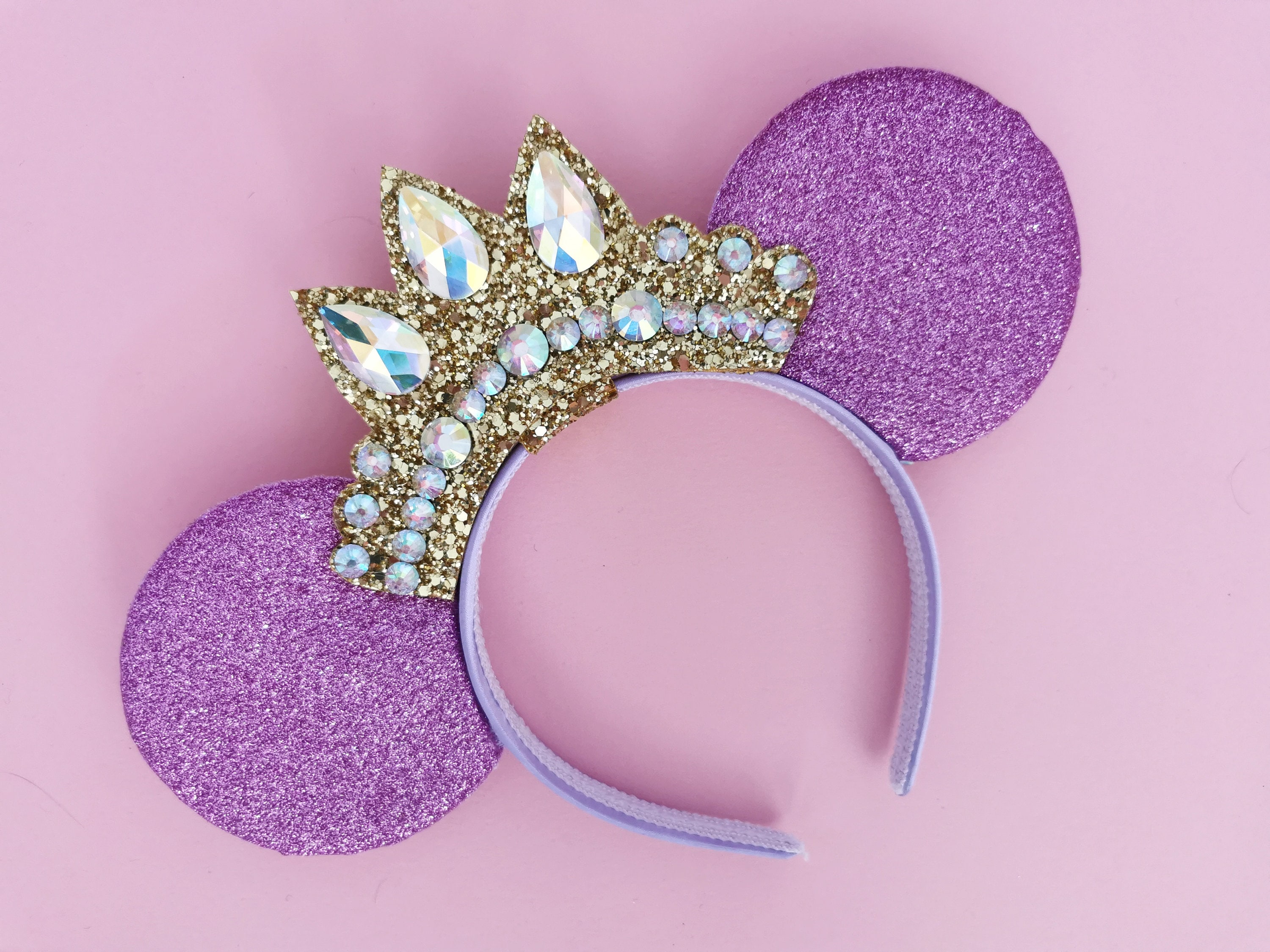 Orejas Inspiradas En Rapunzel, Orejas Enredadas, Orejas De Ratón, Orejas Moradas, Diadema De Rapunzel, Diademas - México