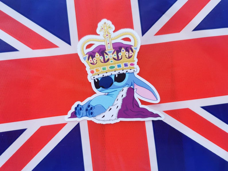 Jubilee Stickers Stitch Sticker Queen Jubilee Sticker Art Etsy