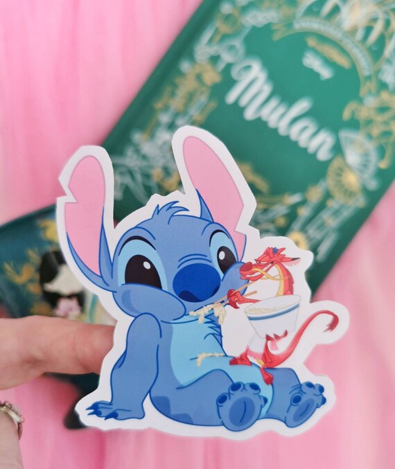 Mulan Sticker Stitch Food Stickers Movie Sticker Dragon Sticker - Character  Sticker - Children's Stickers - Stitch Sticker Luby and Lola